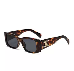 ÓCULOS DE SOL FEMININO QUADRADO LEOPARDO