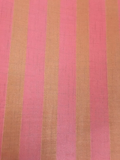 Papel de parede Fine 90036/Texturizado com listras marrom e rosa choque