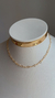 Choker Elos Coração - Semijoia Banhada a Ouro 18k - comprar online