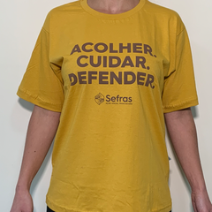 Camiseta Sefras - Acolher, Cuidar e Defender - Ref. 001 na internet