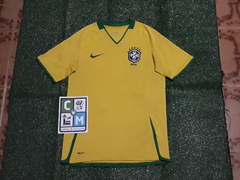 BRASIL 2007-2009 Home Camisa Importada Tamanho M (veste P - detalhes e medidas no anúncio)