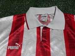 Puma Template Anos 1990 Listrado Vermelho/Branco Camisa Tamanho G (detalhes e medidas no anúncio) na internet