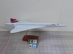 British Airways Concorde Avião Maquete Artesanal Escala 1:215 - comprar online