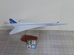 Air France Concorde Avião Maquete Artesanal Escala 1:215 - comprar online