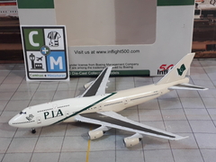 PIA Pakistan International Airlines Boeing 747-300 Avião Miniatura Inflight500 Escala 1:500