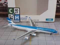 Aerolíneas Argentinas Airbus A340-300 Avião Miniatura Herpa Wings Escala 1:500 (medidas no anúncio) - comprar online