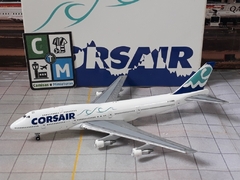 Corsair International Boeing 747-300 "Waves" Avião Miniatura Big Bird Models Escala 1:500 (medidas no anúncio)