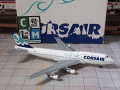 Corsair International Boeing 747-300 "Waves" Avião Miniatura Big Bird Models Escala 1:500 (medidas no anúncio) - comprar online