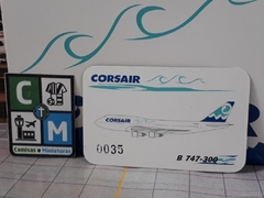 Corsair International Boeing 747-300 "Waves" Avião Miniatura Big Bird Models Escala 1:500 (medidas no anúncio)