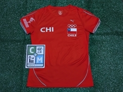 CHILE Olímpica 2011 Puma Home Jogos Pan-Americanos Camisa Importada Usada Na Competição Tamanho M Feminina (leia o anúncio)