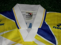 Escolinha De Bola Do Marcelinho Anos 1990 Topper Branca Camisa Tamanho P (medidas no anúncio) - CM | Camisas e Miniaturas