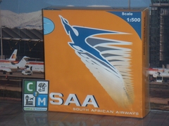 SAA South African Airways Boeing 747-400 Avião Miniatura BigBird Models Escala 1:500 (medidas no anúncio) - loja online