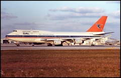 Imagem do SAA South African Airways Boeing 747-400 Avião Miniatura BigBird Models Escala 1:500 (medidas no anúncio)