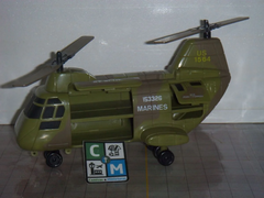U. S. Marine Corps Boeing Vertol CH-46 Sea Knight Helicóptero Miniatura Funrise Escala 1:130 Anos 1980 Vintage (medidas no anúncio) - loja online