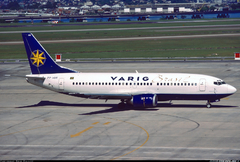 Varig Brasil Boeing 737-300 Anos 1990 Avião Maquete Artesanal Escala 1:103 - loja online