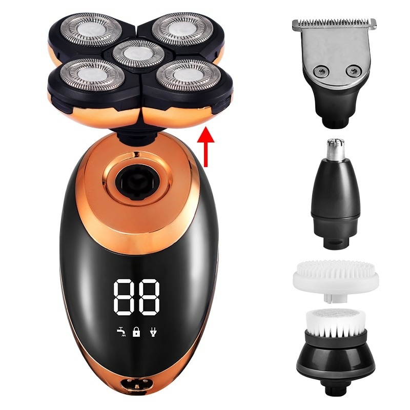 Braun-barbeador elétrico masculino, barbeador recarregável, à prova d'água,  carga rápida, com tela led, série 9 - AliExpress