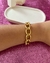 PULSEIRA DE ELOS LUXO BANHADA A OURO 18K - comprar online