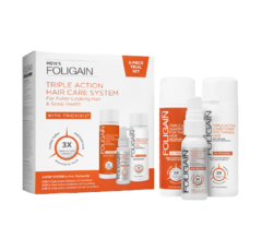 Kit crescimento do cabelo com trioxidil - para homens