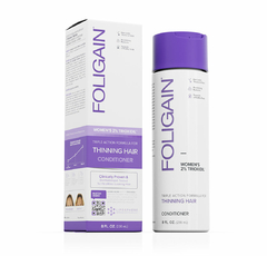 Condicionador Foligain tripla ação com 2% de Trioxidil(8 fl oz) 236ml - Crescimento e rejuvenescimento - Para Mulheres