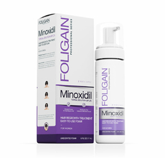 Minoxidil 2% Foligain para Mulheres - Tratamento para 3 meses [ESPUMA]