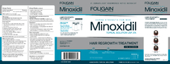 Minoxidil 5% Foligain para Homens - fórmula com baixo teor de álcool - Tratamento para 1 mês - comprar online