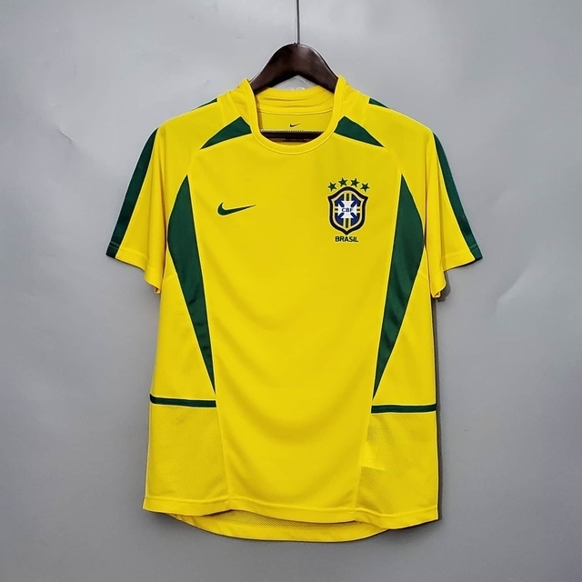 Camisa Brasil RETRO Azul 2002 – Pedido Atacado