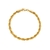 Pulseira Cordão Baiano 5mm Alice Banhado em Ouro - PL02 - comprar online