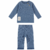 8.	Conjunto Malha Texturizada Masculino Infantil Colorittá | Blusa e Calça Azul