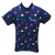 Camisa Ciclopp Cats Infantil Manga Curta Para Ciclismo Azul Marinho