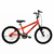 Bicicleta Cairu Flash Boy Aro 20 com com Freios V-Brake Dianteiro e Traseiro Apoio Lateral e Rodas em Alumínio Laranja Neon.