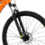 Bicicleta Oggi Hacker Sport Aro 29 com Quadro em Alumínio 21 Velocidades Freios à Disco Suspensão Laranja/Vinho - loja online