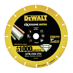 DISCO DIAMANTADO EXTREME CORTE METAL 9'' DEWALT DW8590