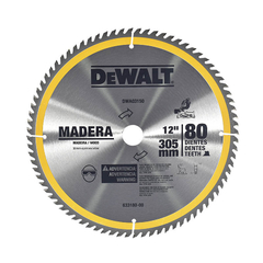 DISCO SIERRA 12'' X 80T DEWALT DWA03150