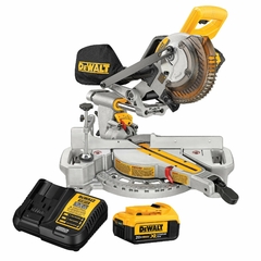 SIERRA INGLETADORA INALÁMBRICA 7 1/4" 20 V DEWALT DCS361M1