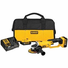 ESMERILADORA INALÁMBRICA 20V DEWALT DCG412P2