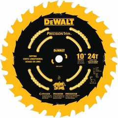 DISCO SIERRA 10" X 24T PRECISION TRIM DEWALT DW7124PT