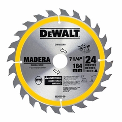 DISCO SIERRA 7 1/4'' X 24T DEWALT DWA03080