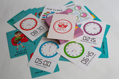 cartas didácticas inglés "My daily routines and the time" (flash cards with activity book) en internet