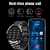 LIGE 2022 Full Circle Touch Screen Banda de Aço Luxo Bluetooth Call Homens Relógio Inteligente Impermeável Atividade Esportiva Fitness Relógio + Caixa