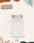 Caneca Mason Jar Jateada - 350ml - Personalizada