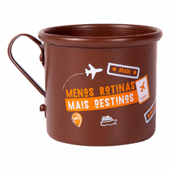 Caneca Alumínio - Pé na Estrada - 180ml - comprar online