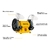 Esmeril de banco de 5" de 1/6 Hp Pretul - comprar en línea