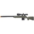 APS SPRING SNIPER APM40 BOLT ACTION AIRSOFT RIFLE OD GREEN COMBO