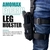 AMOMAX FABRIC DROP LEG PLATE BLACK - comprar online