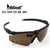 WOSPORT SHOOTING GOGGLES BLACK FRAME / BROWN LENS