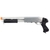 S&T ARMAMENT SPRING BOLT ACTION M870 SHORT AIRSOFT RIFLE SILVER