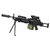 CLASSIC ARMY AEG MK46 SPW LMG AIRSOFT RIFLE BLACK COMBO - comprar online