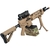 G&G AEG CM16 LMG STEALTH AIRSOFT RIFLE DESERT na internet