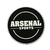 ARSENAL PATCH REDONDO EMBORRACHADO