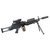 CLASSIC ARMY AEG MK46 SPW LMG AIRSOFT RIFLE BLACK COMBO - Scope Brasil - A maior loja de airsoft e airgun do Brasil, variedade em acessórios, rifles e pistolas.